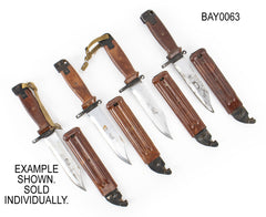 Russian Tula 6x4 AKM Type 2 Bayonet Matching w/ Scabbard, Star
