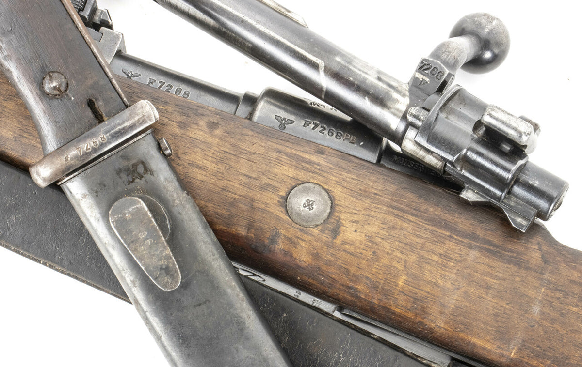 German K98 M937B 8mm Mauser with Portuguese Crest - 62