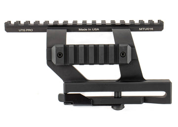 UTG Pro QD AK Side Mount Side Mount For QD Quick Release Style Black Finish - MTU016