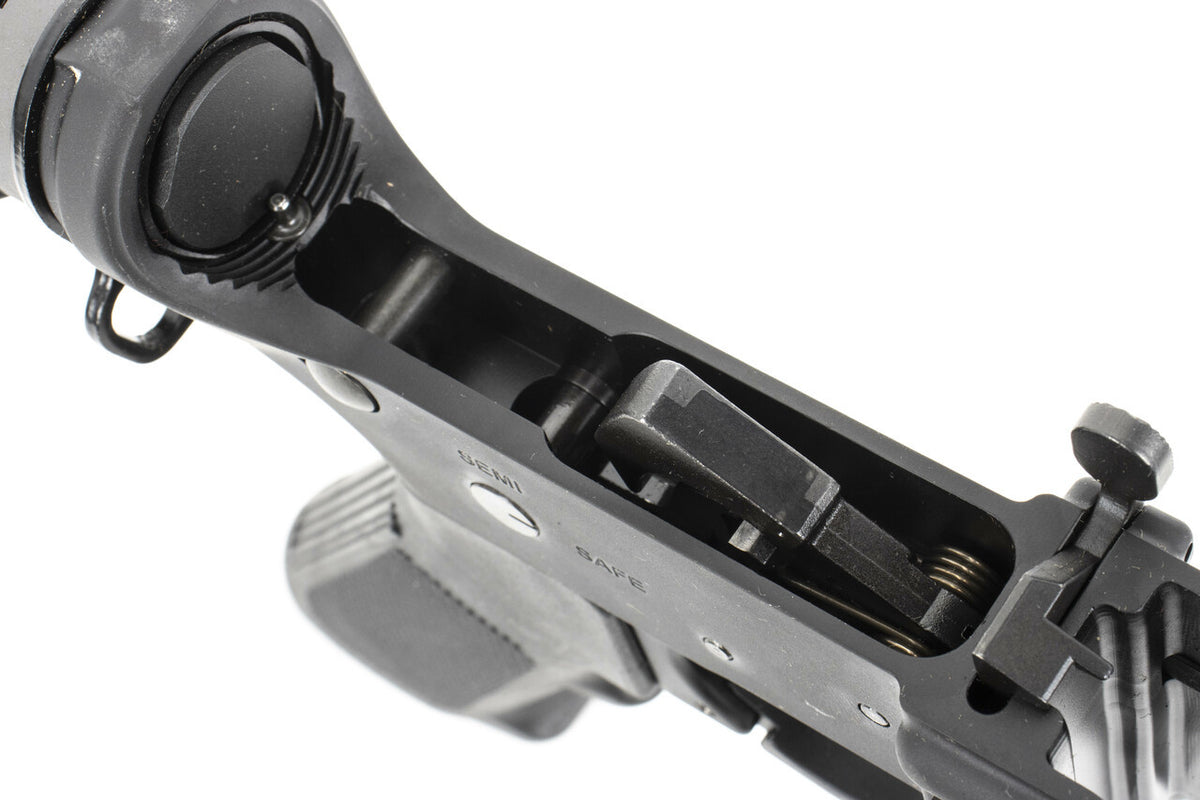 PLUMCRAZY MOD-A Complete Multi-Cal AR-15 Aluminum Lower Receiver w/M4 Buttstock