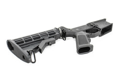 PLUMCRAZY MOD-A Complete Multi-Cal AR-15 Aluminum Lower Receiver w/M4 Buttstock