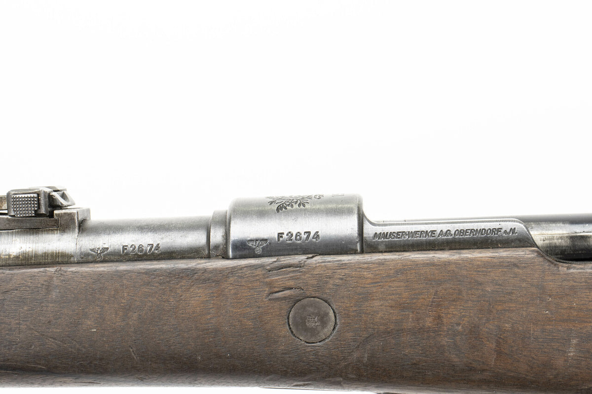 German K98 M937B 8mm Mauser w/ Portuguese Crest - 40