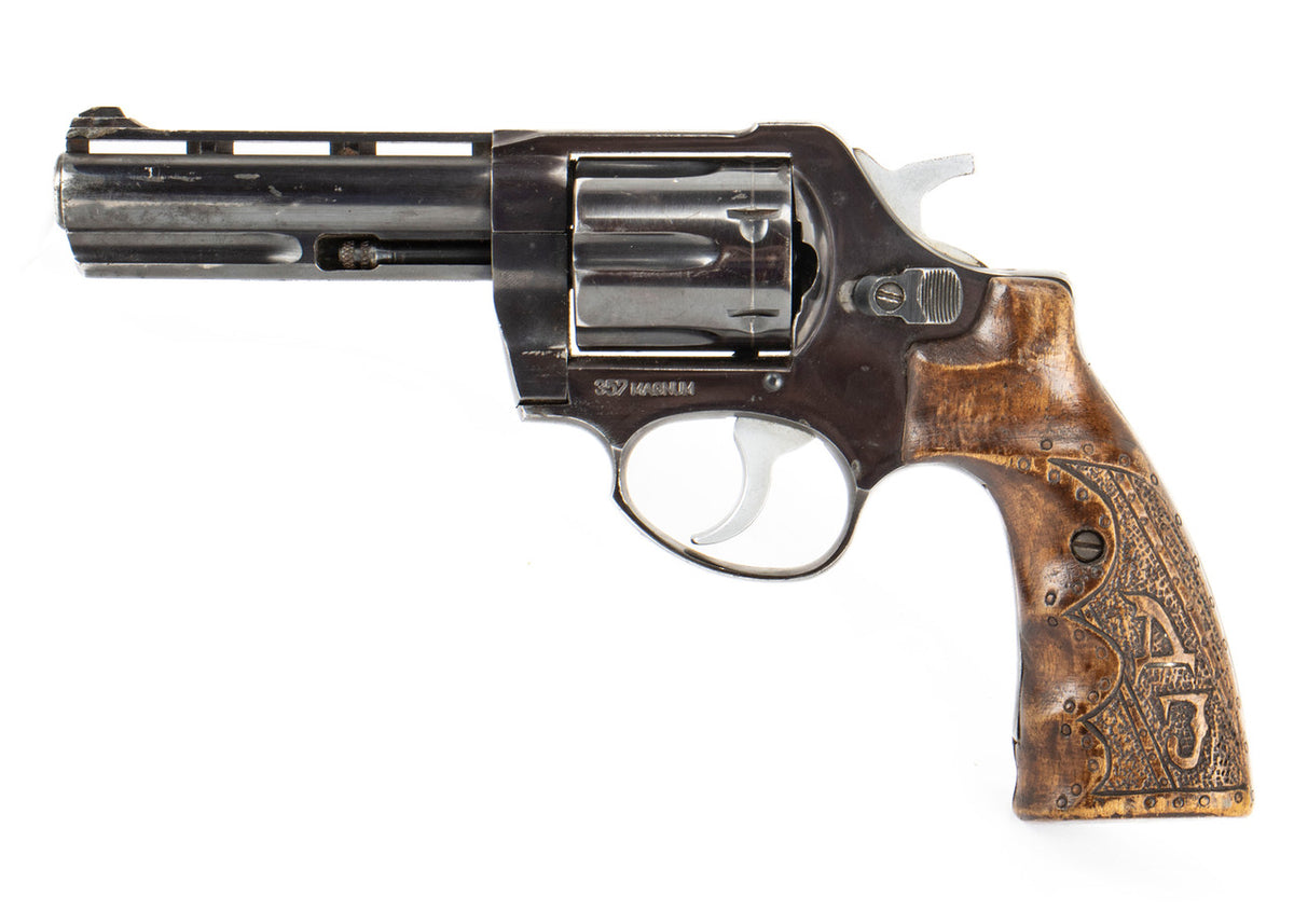 Zastava M83 .357 Magnum Revolver 4 Inch Blued - Good Condition - Trench Art Grips