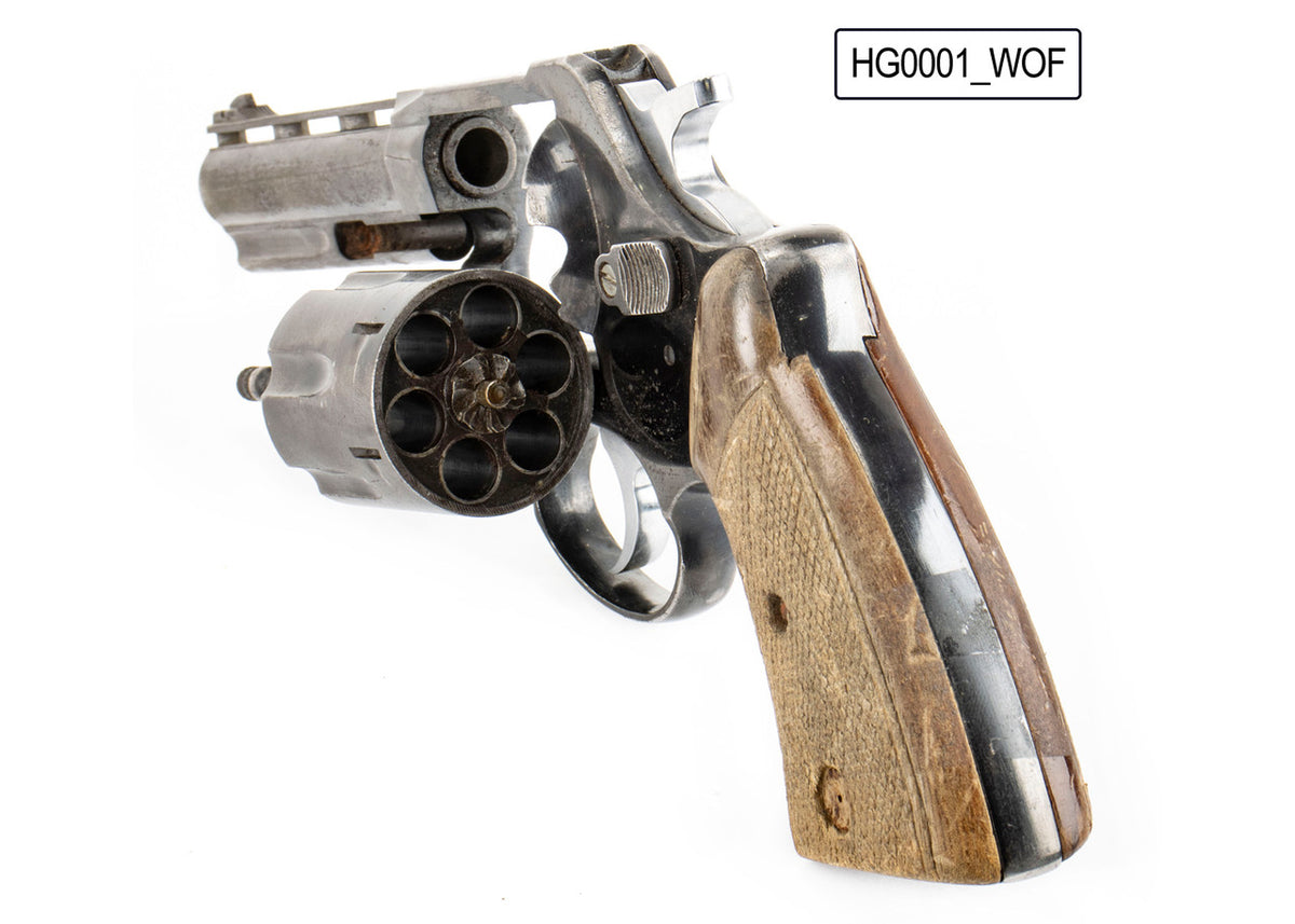 Zastava M83 .357 Magnum Revolver 4 Inch Blued - Fair Condition - Factory Wood Grips