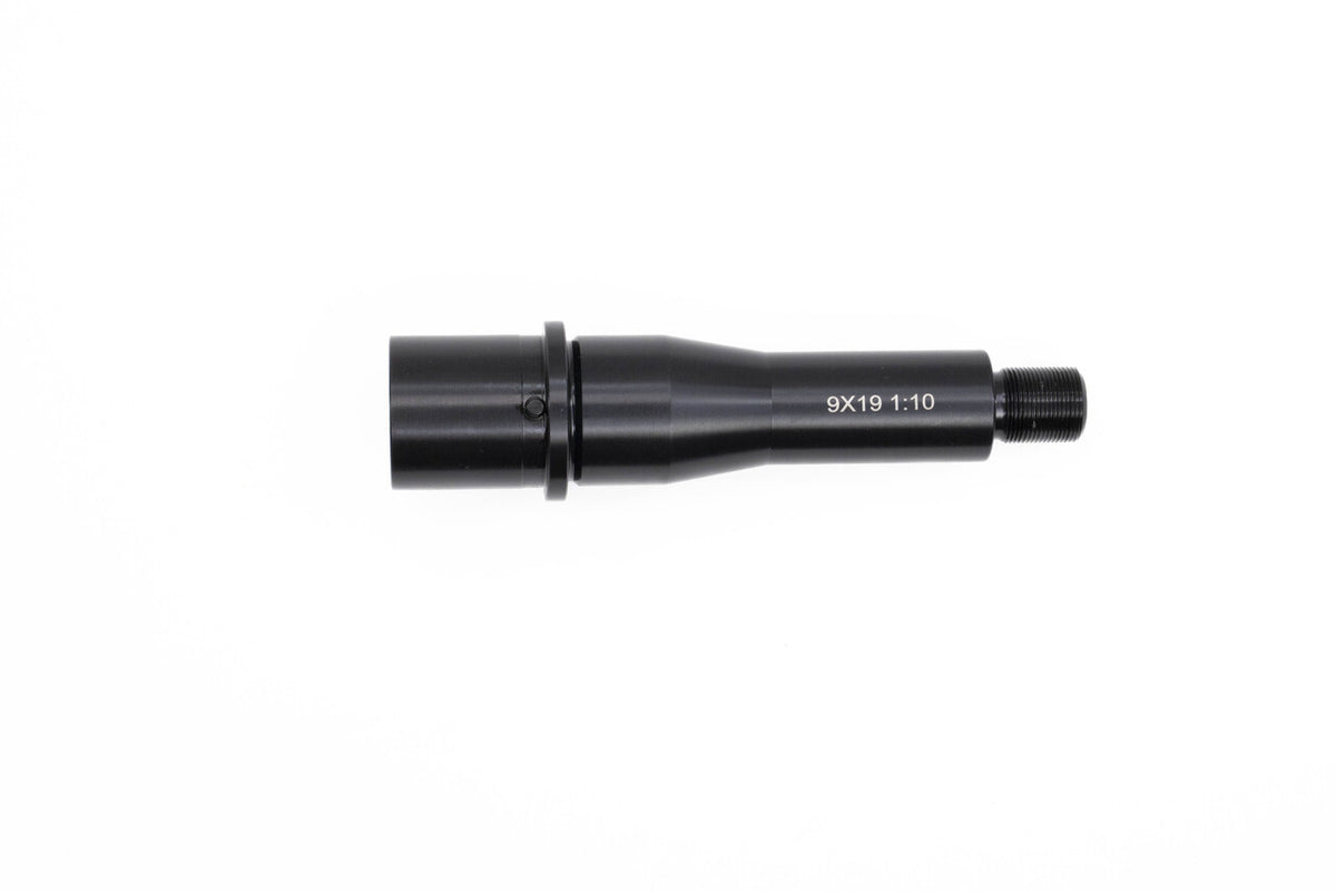 AR15 Barrel - 4.5 Medium Profile - 9x19 Luger, 4150 CrMoV