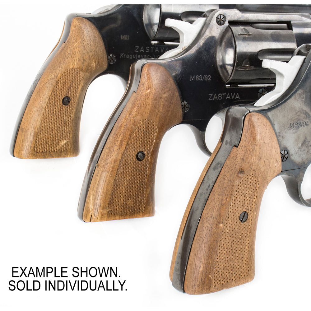 Zastava M83 .357 Magnum Revolver 4 Inch Blued - Fair Condition - Factory Wood Grips