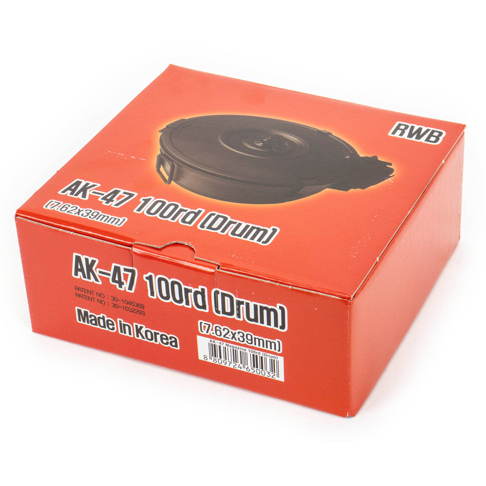 RWB Korean AK-47 7.62X39mm Steel Drum - 100rd