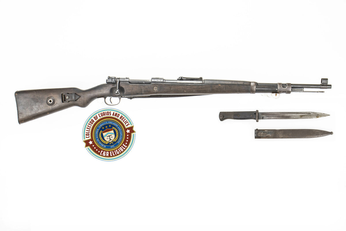 German K98 M937B 8mm Mauser w/ Portuguese Crest - 43