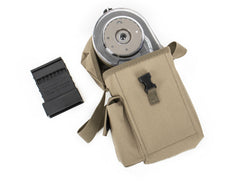 RWB AR-15 100 Round Dual Drum Magazine .223/5.56 with Reinforced Feed Lips in Desert Tan