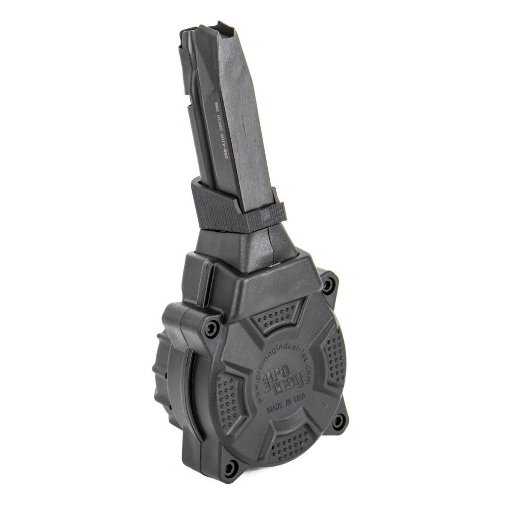 ProMag Shadow Systems CR920 9mm Black Polymer 30rd Drum