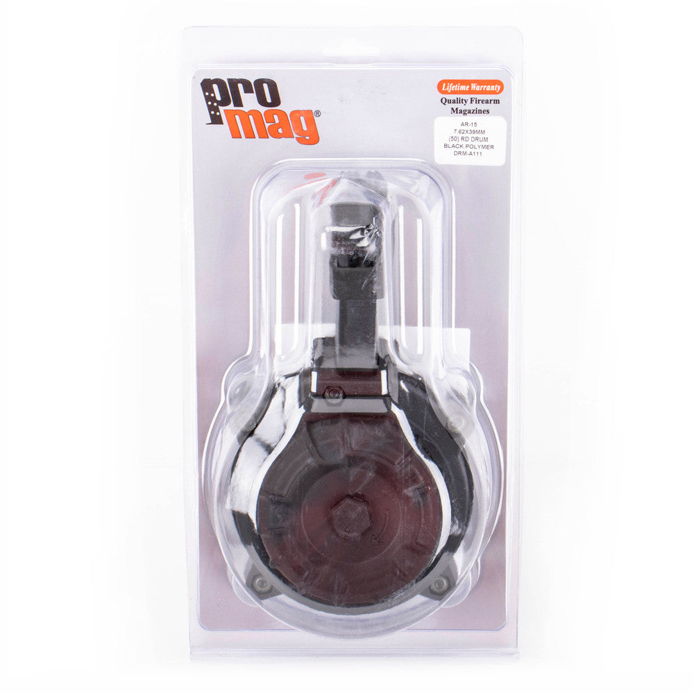 ProMag AR-15 7.62x39mm Black Polymer 50rd Drum