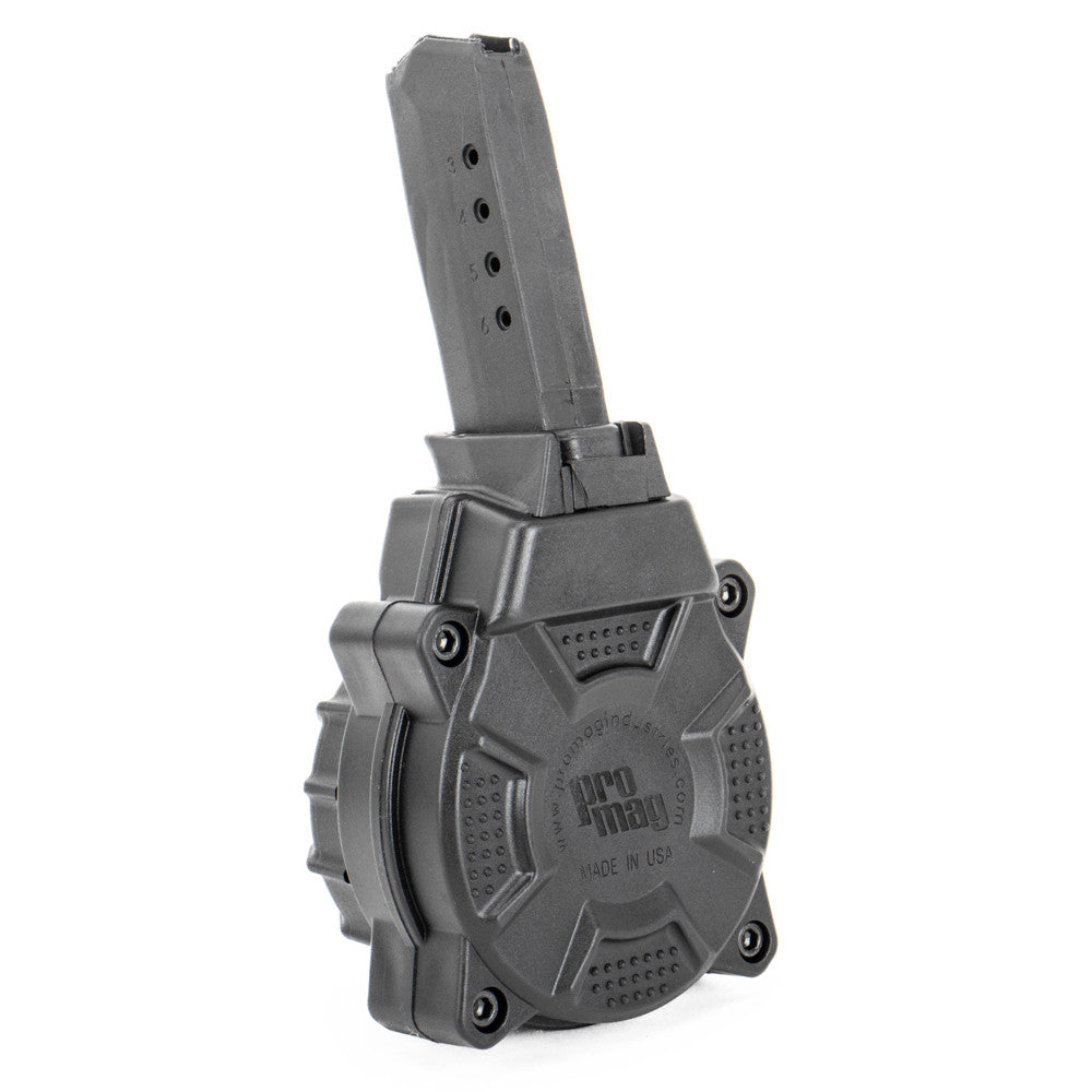 ProMag Glock Compatible 9mm Luger G43 30rd Drum - Black