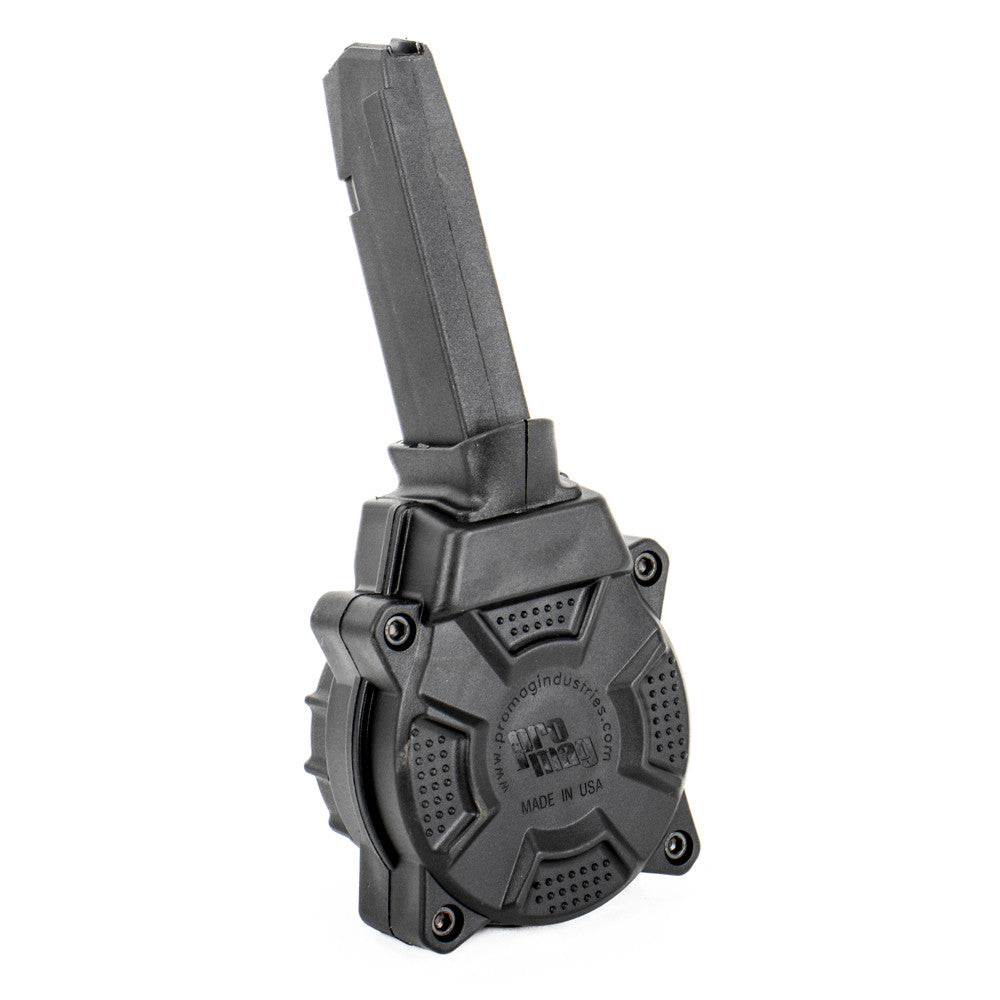 ProMag Glock  9mm Luger 43X, 48 30rd Black Drum