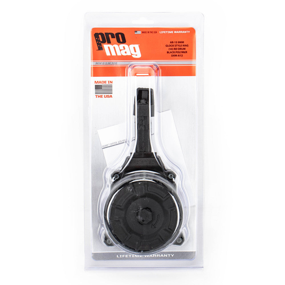 ProMag AR-15  9mm 50rd Drum-Black