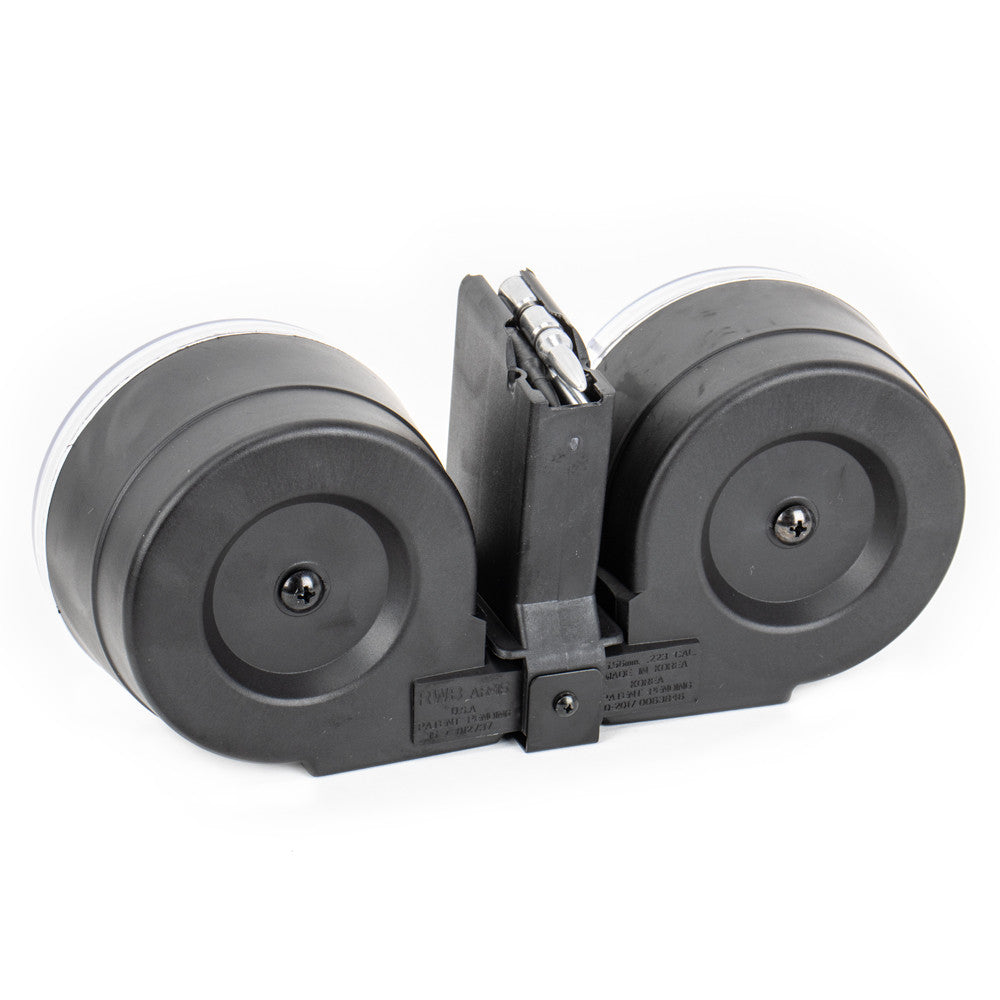RWB AR-15 Gen II 100rd Dual Drum - Black