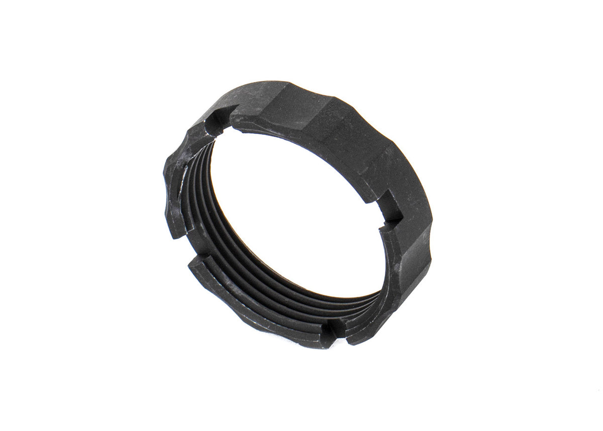 FOSTECH LITE CASTLE NUT (ALUMINUM) (BLACK)