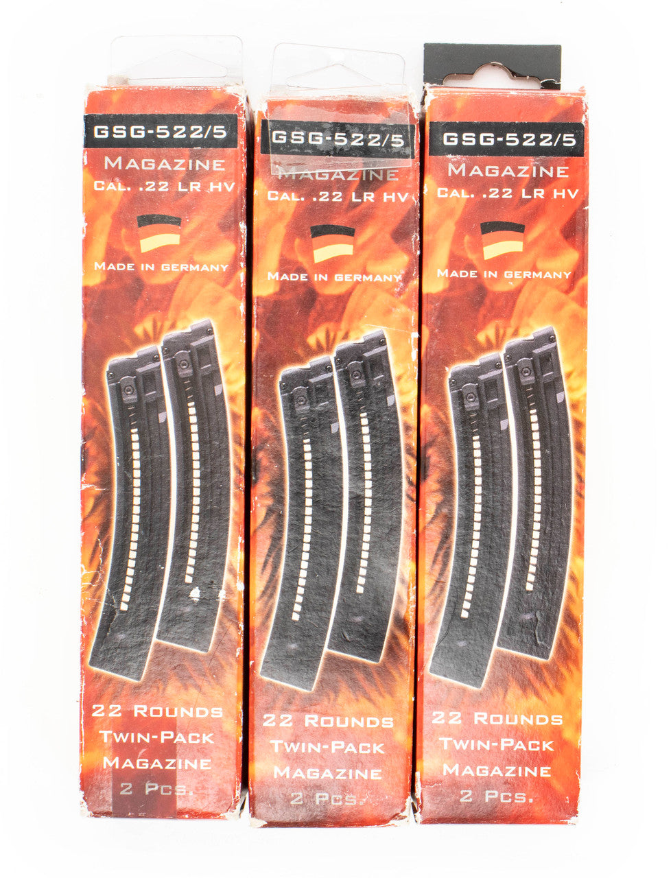 GSG-522/5 .22LR HV 22rd Twin-Pack Magazine - 8 magazines - F