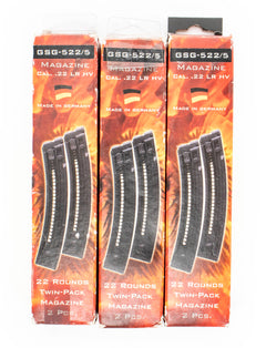 GSG-522/5 .22LR HV 22rd Twin-Pack Magazine - 8 magazines - F