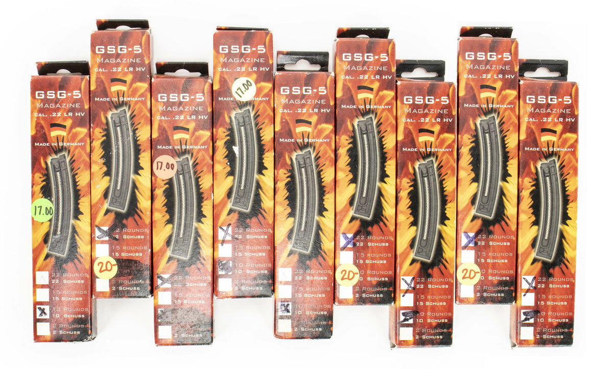 GSG-5 22 LR 22rd Magazine - 9 Magazines