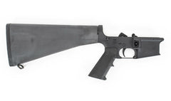 Del-Ton AR-15 5.56x45mm NATO Complete Lower Receiver with Fixed Mil-Spec Stock
