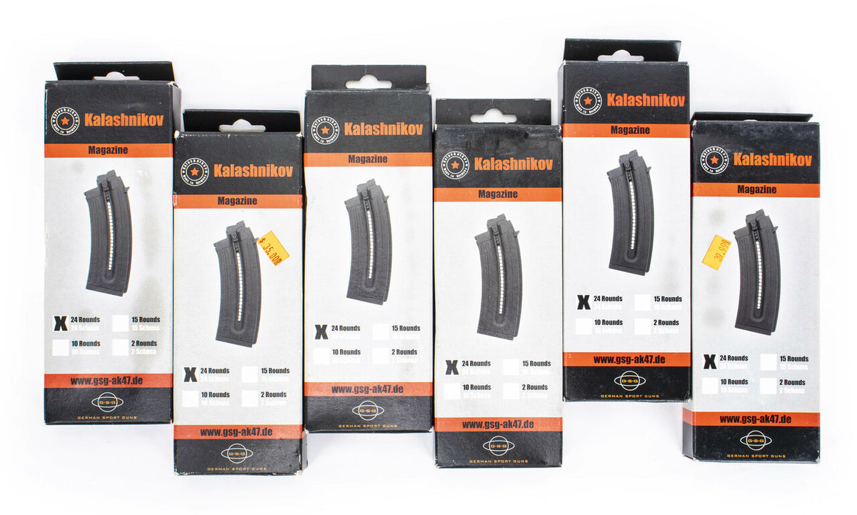 GSG 22 LR Ak47 24rd Magazine - 6 Pack