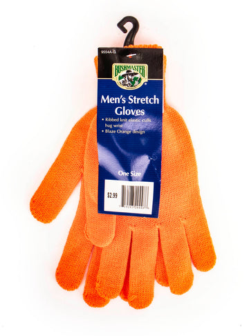 31 Pack - Orange Acrylic Gloves 9554A-G
