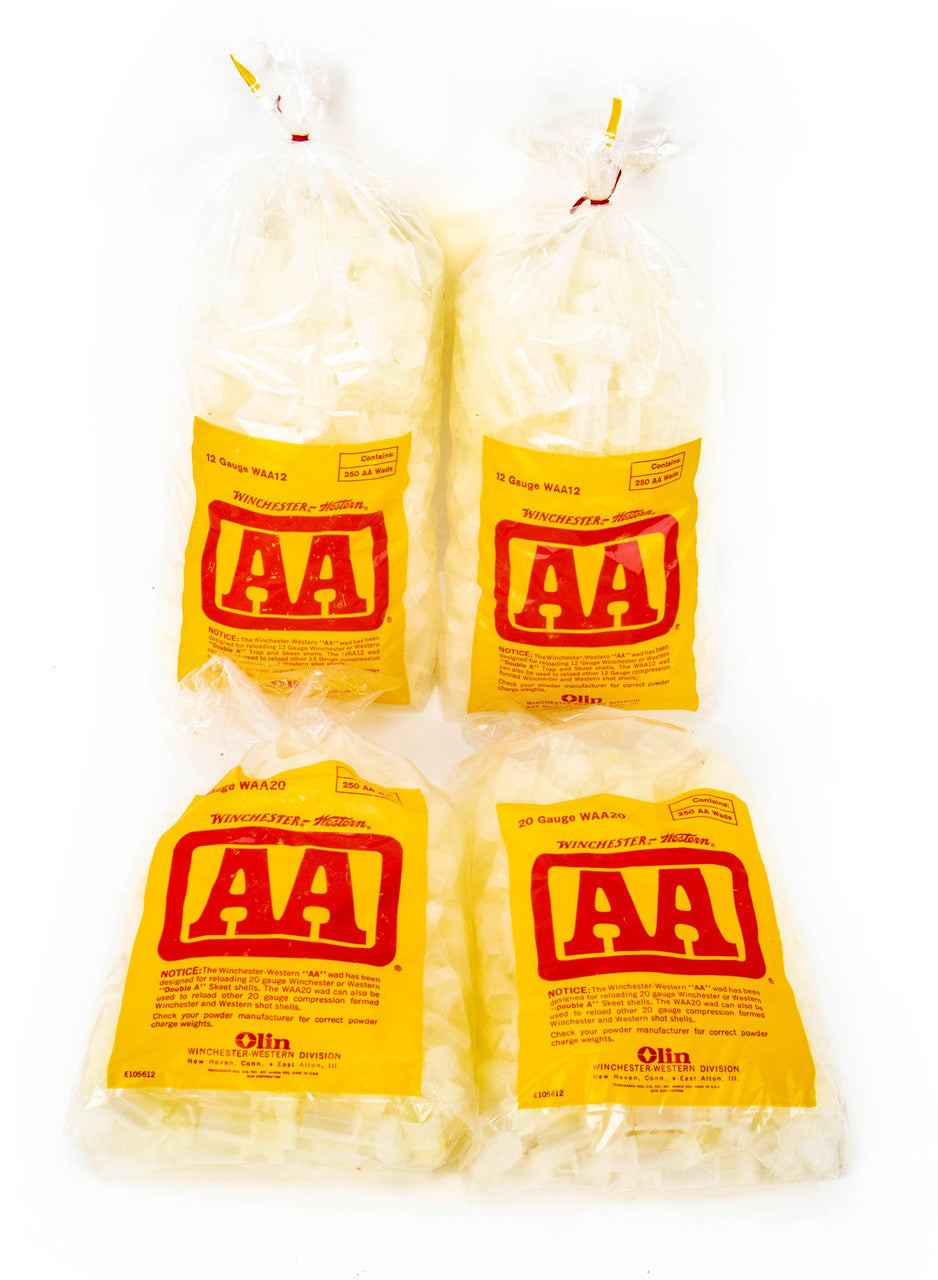 Winchester 12ga & 20ga Wads 250 Count - 3.5 Bags