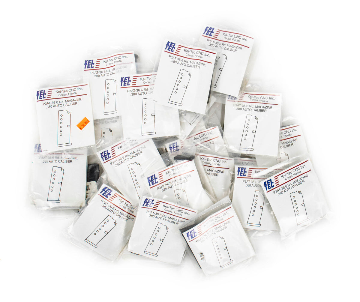 Kel-Tec Magazine P3AT 380 ACP 6rd Magazine - 25 Pack