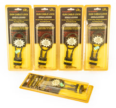 Armadillo Gun Cable Single Lock - 5 Pack
