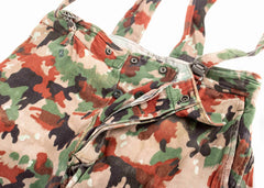 Swiss M70 Camo Field Pants with Suspenders - Med Used