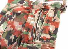 Swiss M70 Camo Field Pants with Suspenders - Med Used