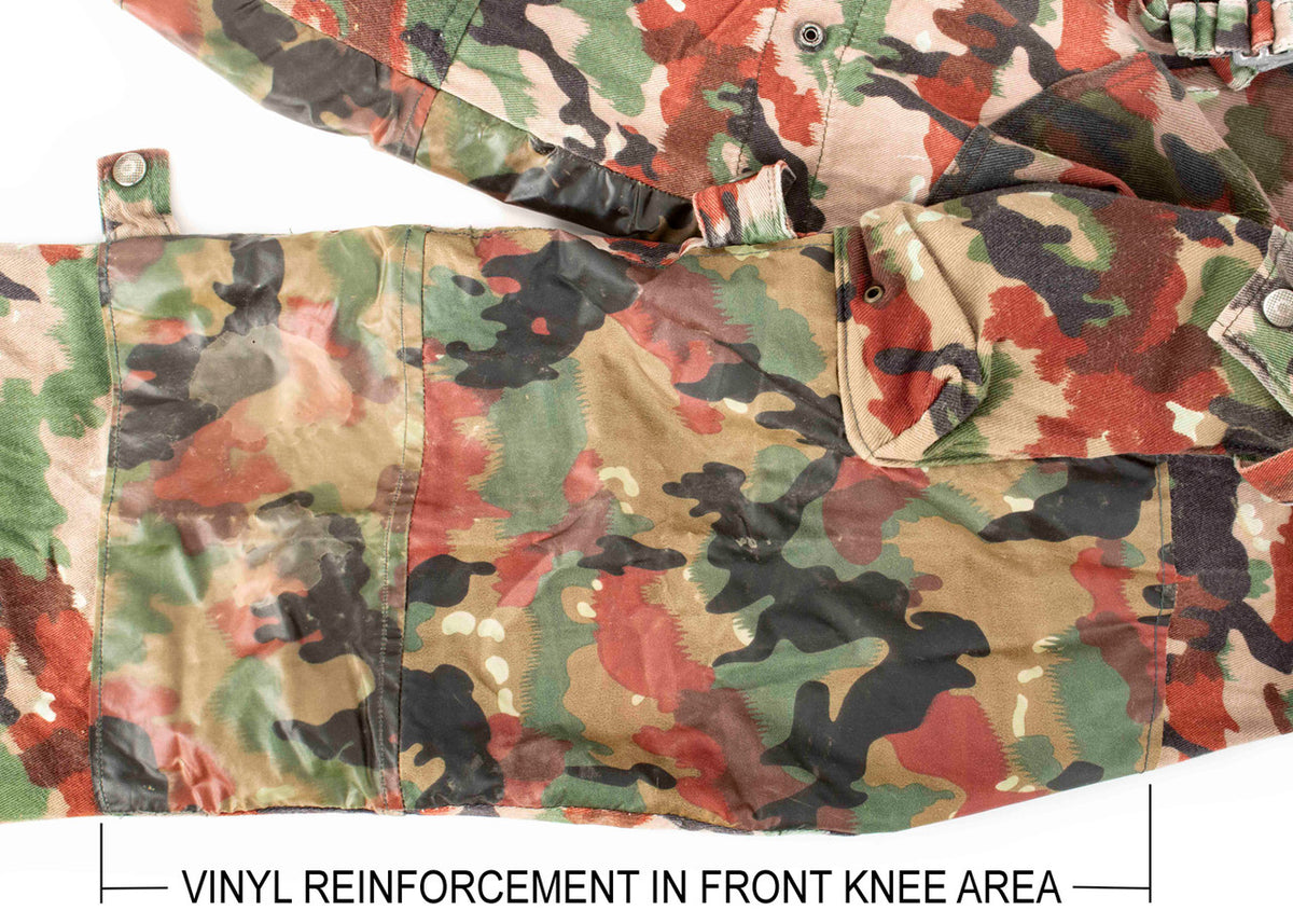 Swiss M70 Camo Field Pants with Suspenders - Med Used