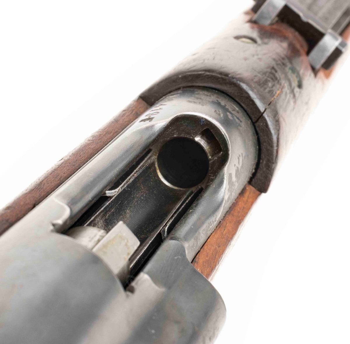 Swiss K1911 Carbine Straight Pull Rifle 7.5x55 23.3" Barrel -  Matching Serial Numbers, Good Condition, Hairline Cracked Stock - C&R Eligible