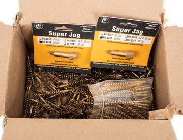 Twisted Brass Wire Brushes w/ Two Jags - 205 Pack