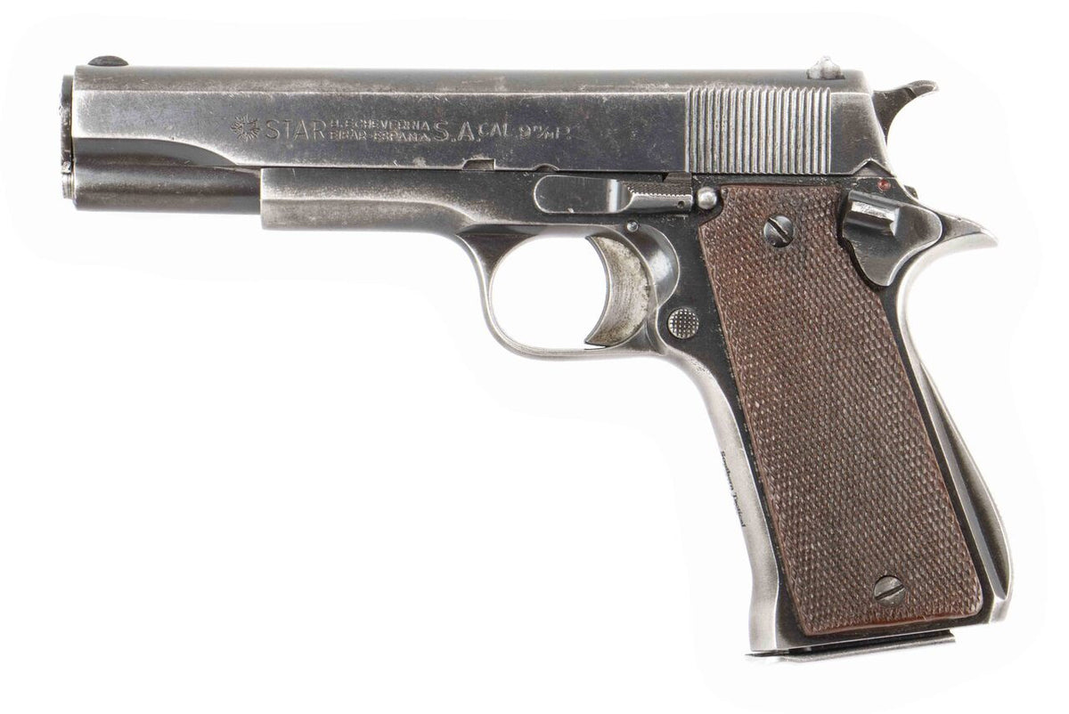 Star Model BS 9mm 5" Spanish Service Pistol