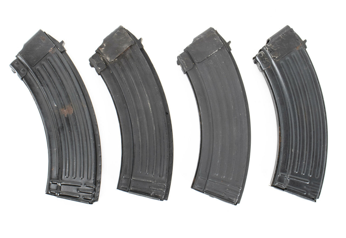 Steel Mil-Surp 7.62x39mm Ak-47 30rd Magazine - 4pk