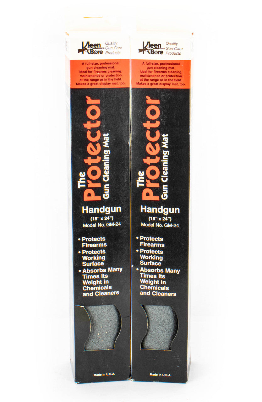 Kleen Bore Protector Handgun Cleaning Mat - 2 Pack