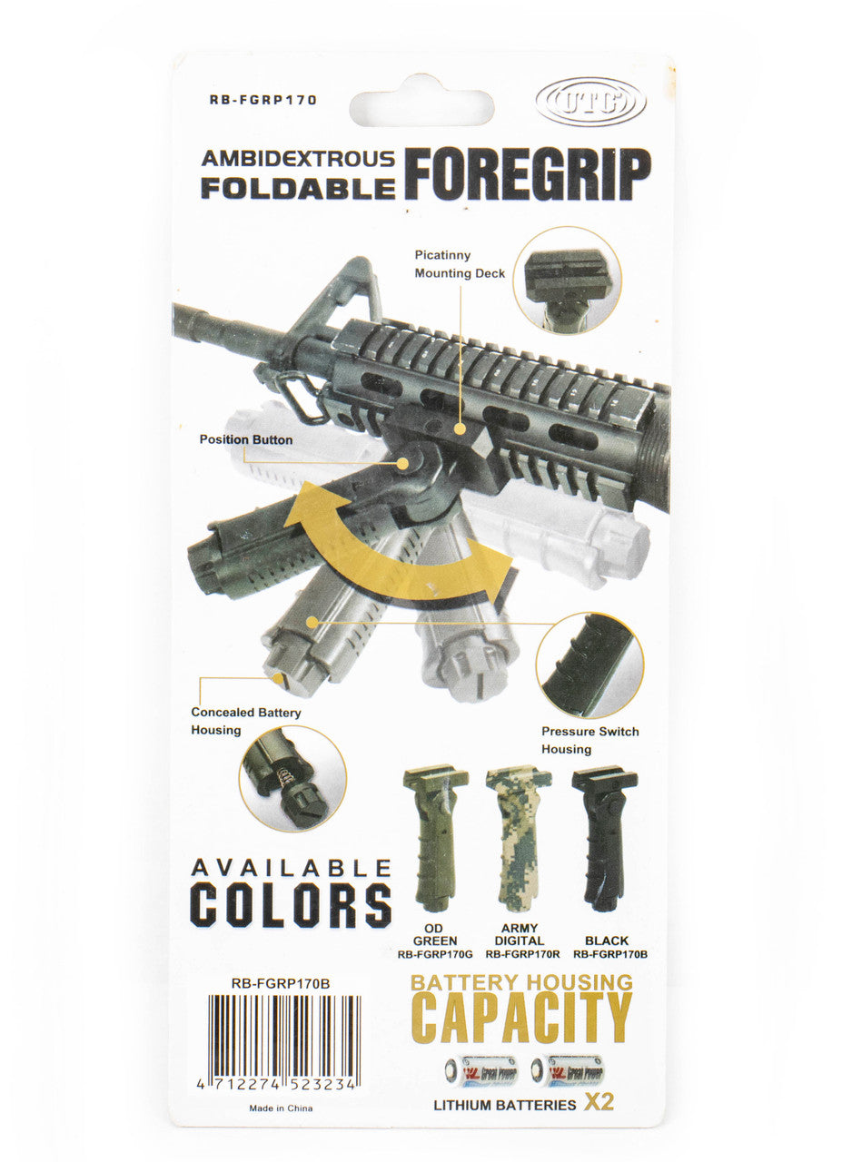 UTG Ambidextrous 5-position Foldable Foregrip - 2 Pack