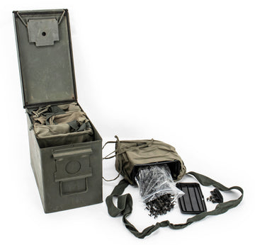 FN M249/M249S, 200rd Ammo Box w/ 500 M27 Links - 4 Pack