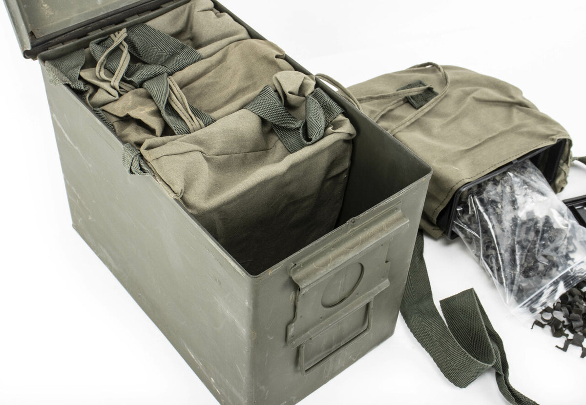FN M249/M249S, 200rd Ammo Box w/ 500 M27 Links - 4 Pack