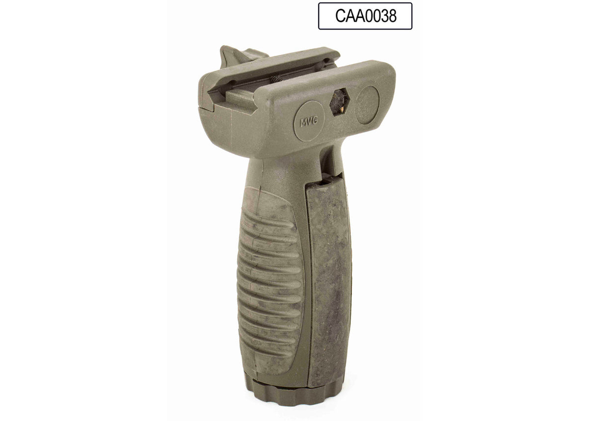 CAA MVG Short Vertical Grip with Pressure-Switch Mounts – Polymer/Rubber