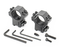 7 Pack - Sniper 1" Medium Profile Scope Ring for Dovetail System with 4 Fasten Screw