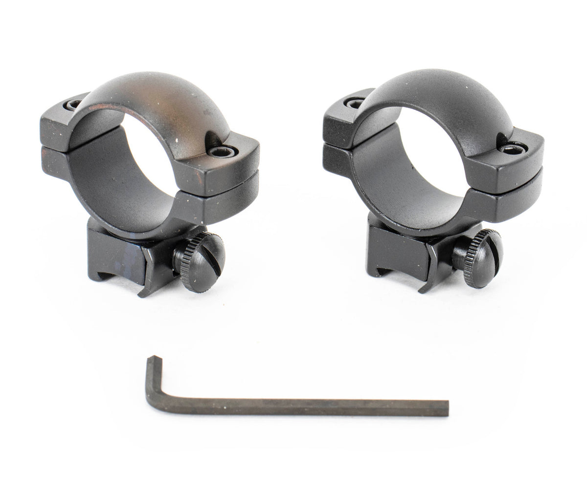 Simmons 1" .22 Rimfire Scope Rings Medium Height - 6 Pack