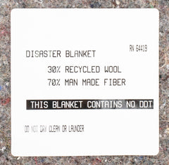 Wool Disaster Blankets 66"x84"