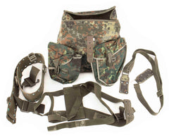 German Bundeswehr Flecktarn G3 5-Piece Combat Harness Set – Surplus