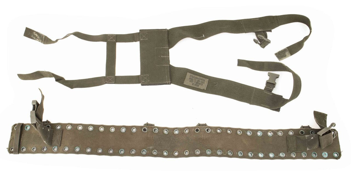 German Bundeswehr Flecktarn G3 5-Piece Combat Harness Set – Surplus