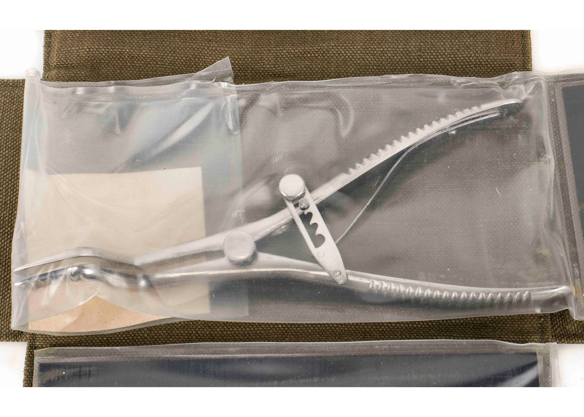 Czech M72 12-Piece Field Medical Set with Khaki Box - Like New
