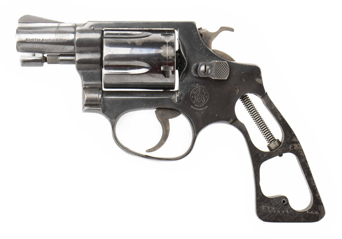 S&W 36 .38 SPECIAL 2" BARREL, BLUED, FIXED SIGHT, SQUARE BUTT
