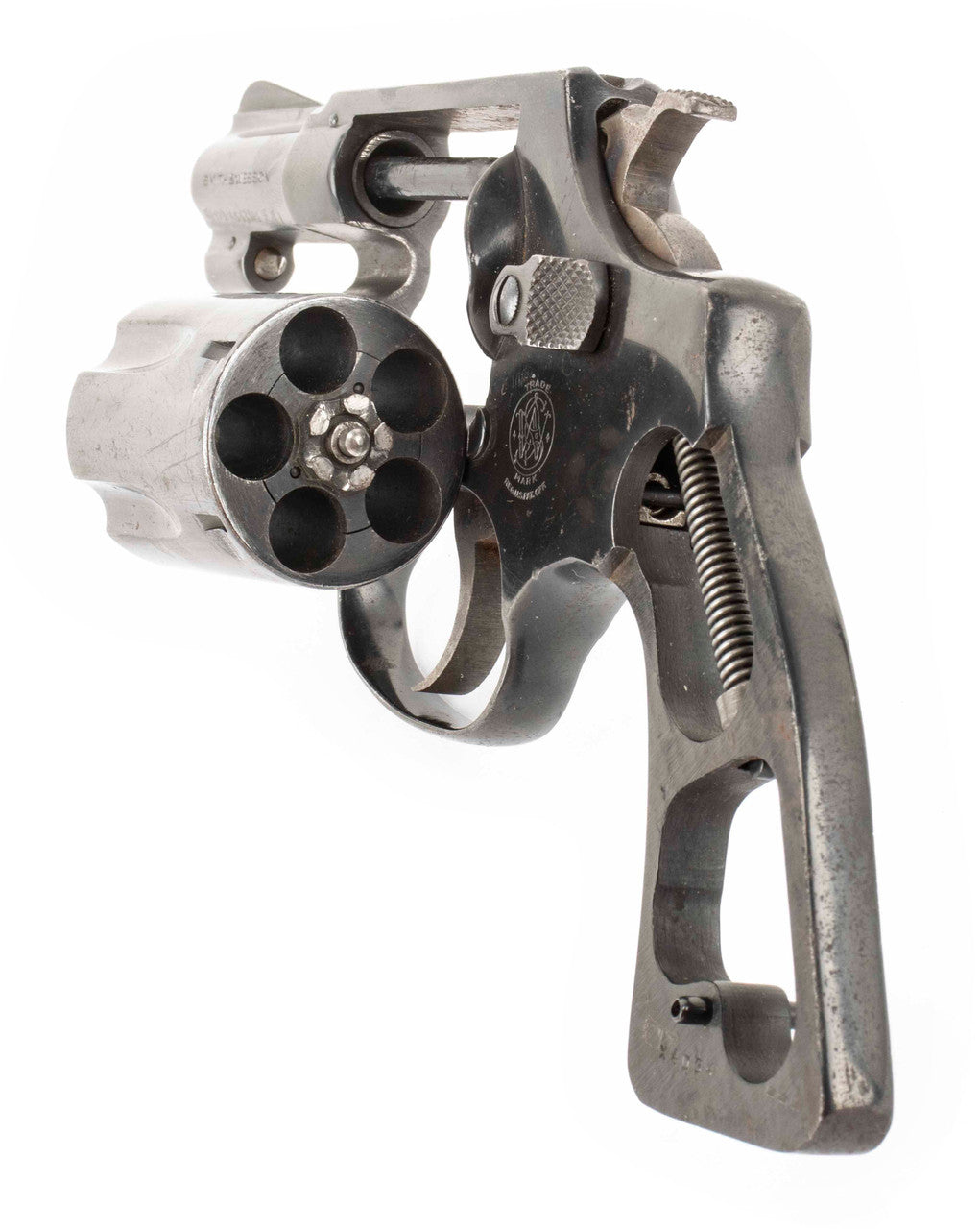S&W 36 .38 SPECIAL 2" BARREL, BLUED, FIXED SIGHT, SQUARE BUTT
