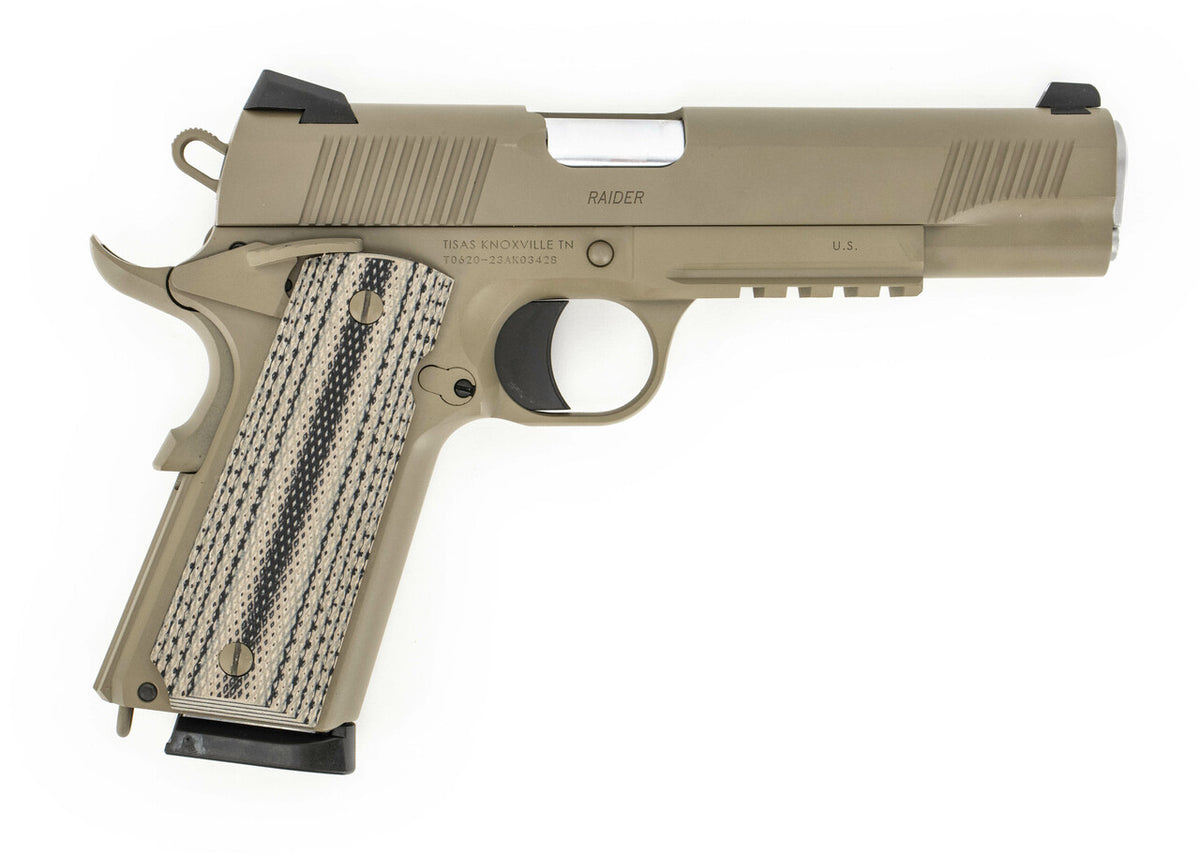 TISAS 1911 DUTY .45ACP 5 RAIL FDE 5" Barrel, 8rd